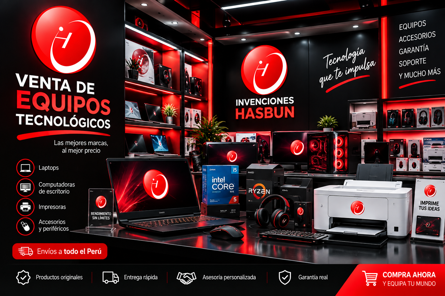 Venta de equipos tecnológicos